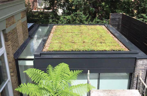 Green Roofs using Rubber Membrane